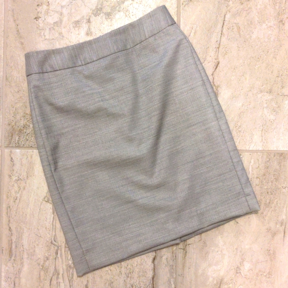 Banana Republic Grey Pencil Skirt